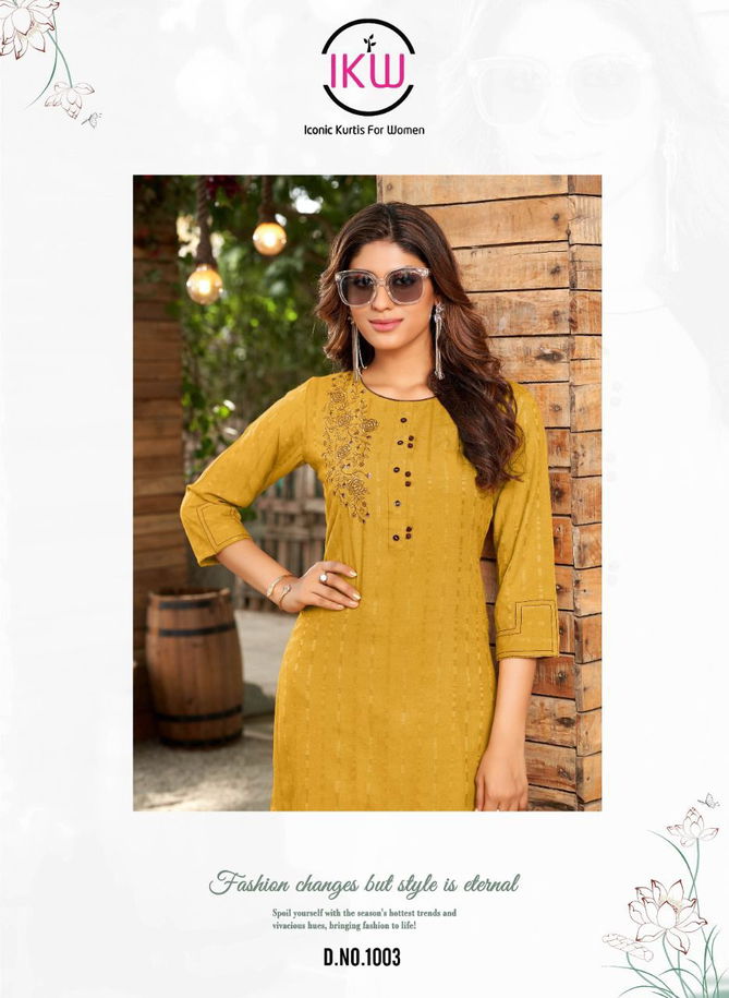 Spotlight 3 New Latest Designer Traditional Wear Rayon Kurtis Collection